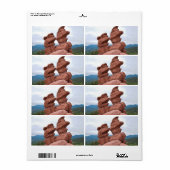 Tuinen van het Landmark en de Bergen Etiket (Full Sheet)