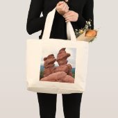 Tuinen van het Landmark en de Bergen Grote Tote Bag (Voorkant (product))