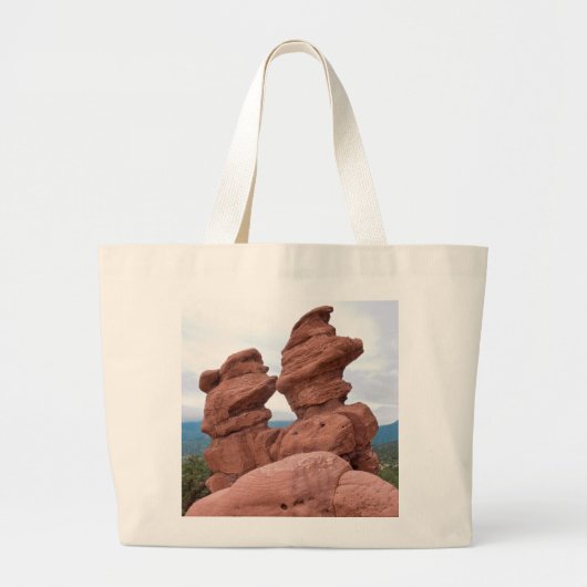 Tuinen van het Landmark en de Bergen Grote Tote Bag (Voorkant)