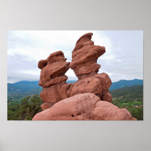 Tuinen van het Landmark en de Bergen Poster