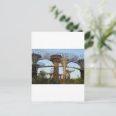 Tuinen van het milieu in Bay Singapore Briefkaart (Staand voorkant)