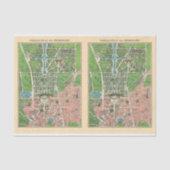 Tuinen van Versailles, herstelde ontkoppeling Tissuepapier (Voorkant)