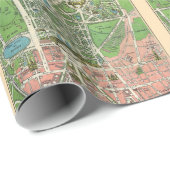 Tuinen van Versailles, herstelde Vintage 1920 Cadeaupapier (Rol Hoek)