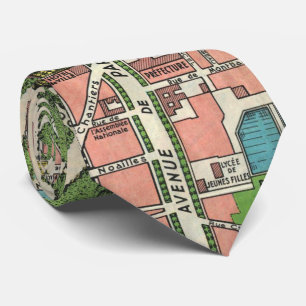 Tuinen van Versailles, herstelde Vintage 1920 Stropdas