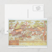 Tuinen van Yuan Ming Yuan, Peking, 1783-86 (grav) Briefkaart (Voorkant / Achterkant)