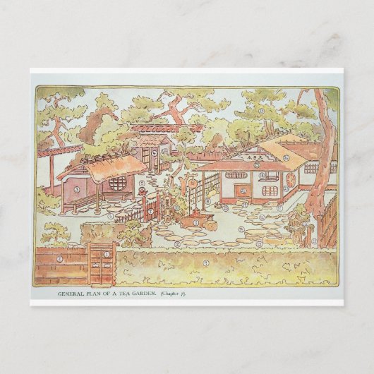 Tuinen van Yuan Ming Yuan, Peking, 1783-86 (grav) Briefkaart (Voorkant)