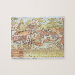 Tuinen van Yuan Ming Yuan, Peking, 1783-86 (grav) Legpuzzel