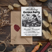 Tuinen Zacht Handige Tuinfeest Uitnodiging