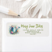 tuinenvelop TERUGKEER ADDRESS-watering kan Etiket (Insitu)