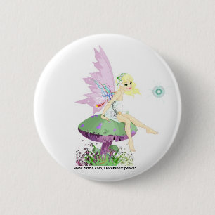 Tuinfee Ronde Button 5,7 Cm