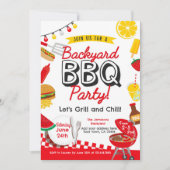 Tuinfeest BBQ  Kaart (Voorkant)