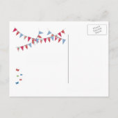 Tuinfeest / BBQ - Uitnodiging Briefkaart (Achterkant)