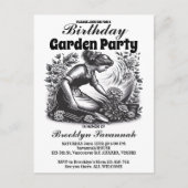 Tuinfeest Bloei Tuinlieden Feest Uitnodiging (Voorkant)