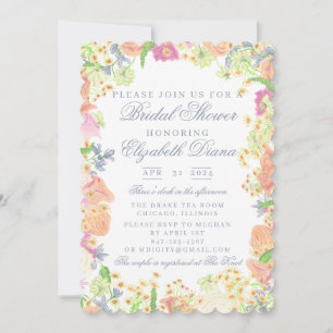 Tuinfeest Bloemen Vrijgezellenfeest Kaart