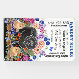 TUINFEEST chow tuinbanner 3'x5' Spandoek