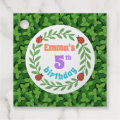Tuinfeest Dank Je Tag Met Fantasie Bedankjes Labels (Voorkant)
