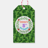 Tuinfeest Dank Je Tag Met Fantasie Cadeaulabel (Voorkant)