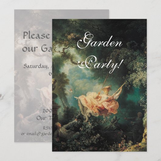 Tuinfeest! Kaart (Voorkant / Achterkant)