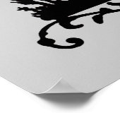 Tuinfeest met kinderen dansen poster (Hoek)