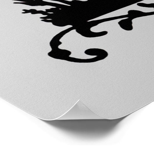 Tuinfeest met kinderen dansen poster (Hoek)