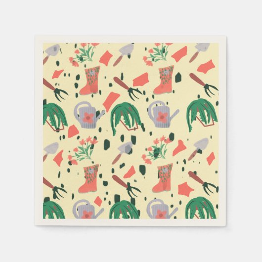 Tuinfeest Terrazzo Servet (Voorkant)