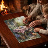 Tuinfeest Theemiddag Aquarel Legpuzzel