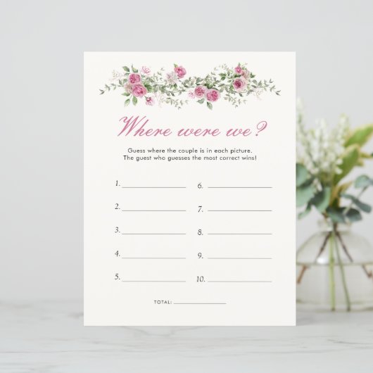 Tuinfeest waar we waren roze Vrijgezellenfeest spe (Staand voorkant)