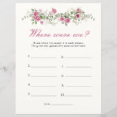 Tuinfeest waar we waren roze Vrijgezellenfeest spe (Voorkant)