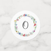 Tuinfeest Wilde Bloemen Verjaardag Confetti (Kleine voorkant)