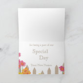 Tuinfeestcollectie bedankkaart (Binnen)