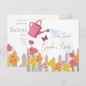 Tuinfeestcollectie Tuinfeest Kaart (Voorkant / Achterkant)