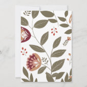 Tuinflessen Kunstvogels Botanisch huwelijk Kaart (Achterkant)