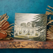 Tuinfront van Chiswick House (kleurengraving) Fotoplaat (Zijkant)