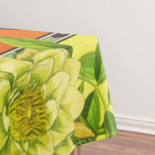  tuingeel flesje tafelkleed (Voorbeeld)