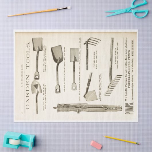 tuingereedschap Catalogus Decoupage Tissuepapier (Craft)