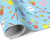 Tuingereedschap en apparatuur Fun Gardening Patter Cadeaupapier (Rol Hoek)