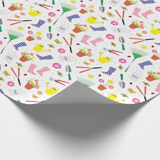 Tuingereedschap en apparatuur Fun Gardening Patter Cadeaupapier (Hoek)