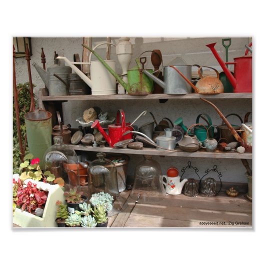 Tuingereedschap Foto Afdruk (Voorkant)