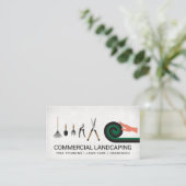 tuingereedschap | gazonverzorging visitekaartje (Staand voorkant)