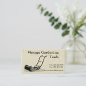 tuingereedschap grasmaaier Visitekaartje (Staand voorkant)