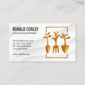 tuingereedschap | grasveld maaien visitekaartje (Voorkant)