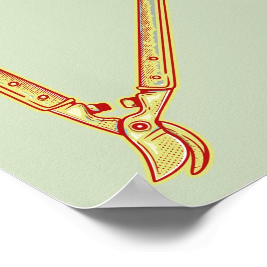 Tuingereedschap Loppers Poster (Hoek)