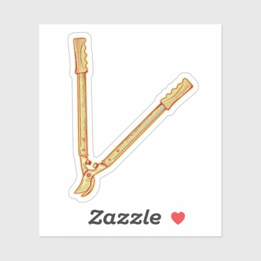 Tuingereedschap Loppers Sticker (Vel)