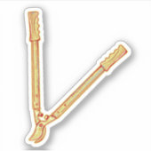 Tuingereedschap Loppers Sticker (Voorkant)
