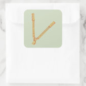 Tuingereedschap Loppers Vierkante Sticker (Tas)