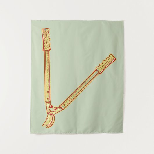 Tuingereedschap Loppers Wandkleed (Voorkant)