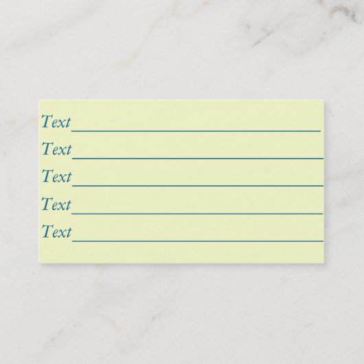 Tuingereedschap schilderen voor tuinarchitect tuin visitekaartje (Achterkant)