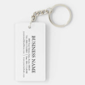  tuingereedschap snoeimachines Monogram Business Sleutelhanger (achterkant)