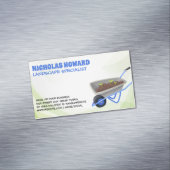 tuingereedschap | tuinarchitect magnetisch visitekaartje (Voorbeeld)