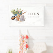 Tuingereedschap Waterverf Tuinbedrijf Spandoek (Insitu)